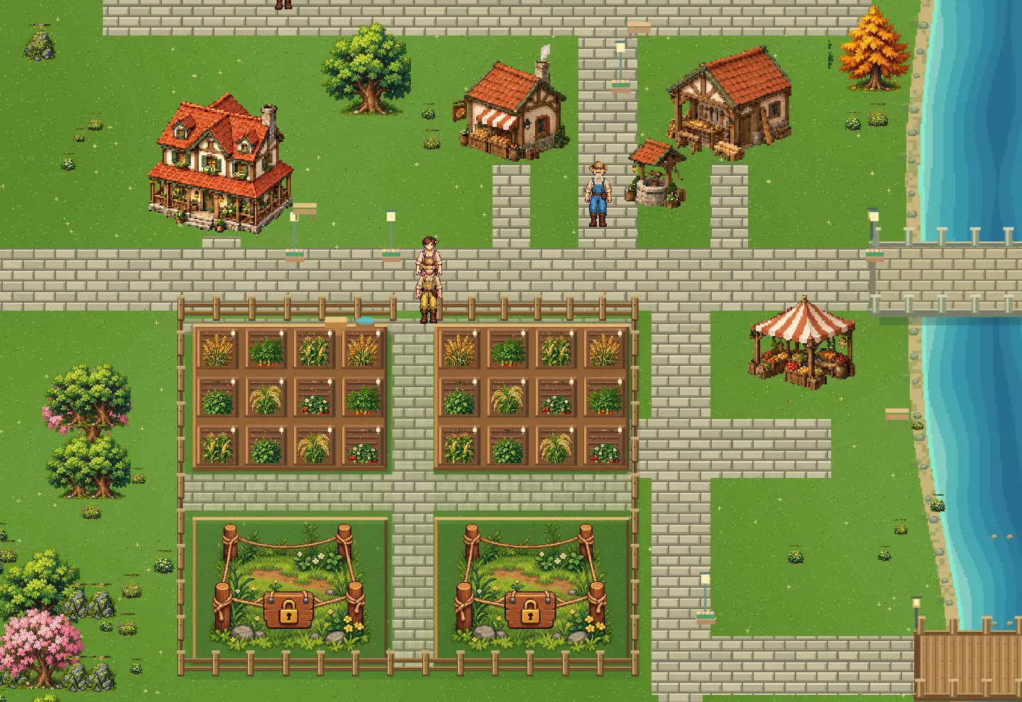 Sunpetal farming village