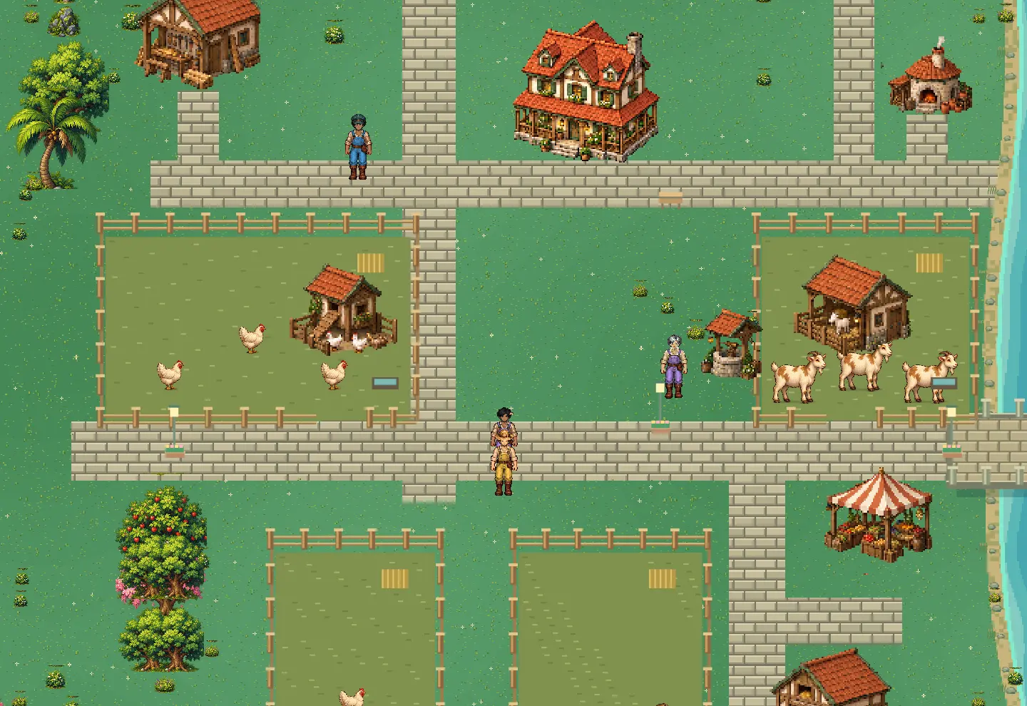Tideglass livestock village